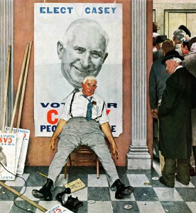 Vote for Casey (Elect Casey) - Norman Rockwell copy