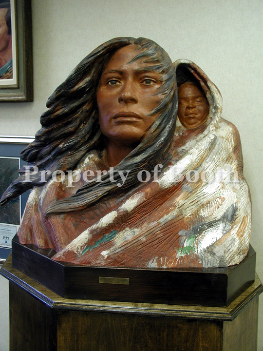 © Harry Jackson, Indian Mother and Child, 1980, bronze, 31 x 39 x 31"