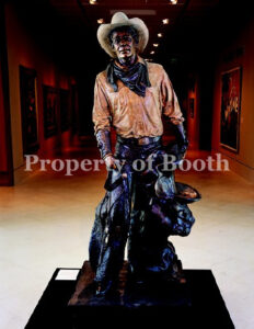 © Buck McCain, The Cowboy, 1996, bronze, 76.5 x 32 x 32.5″