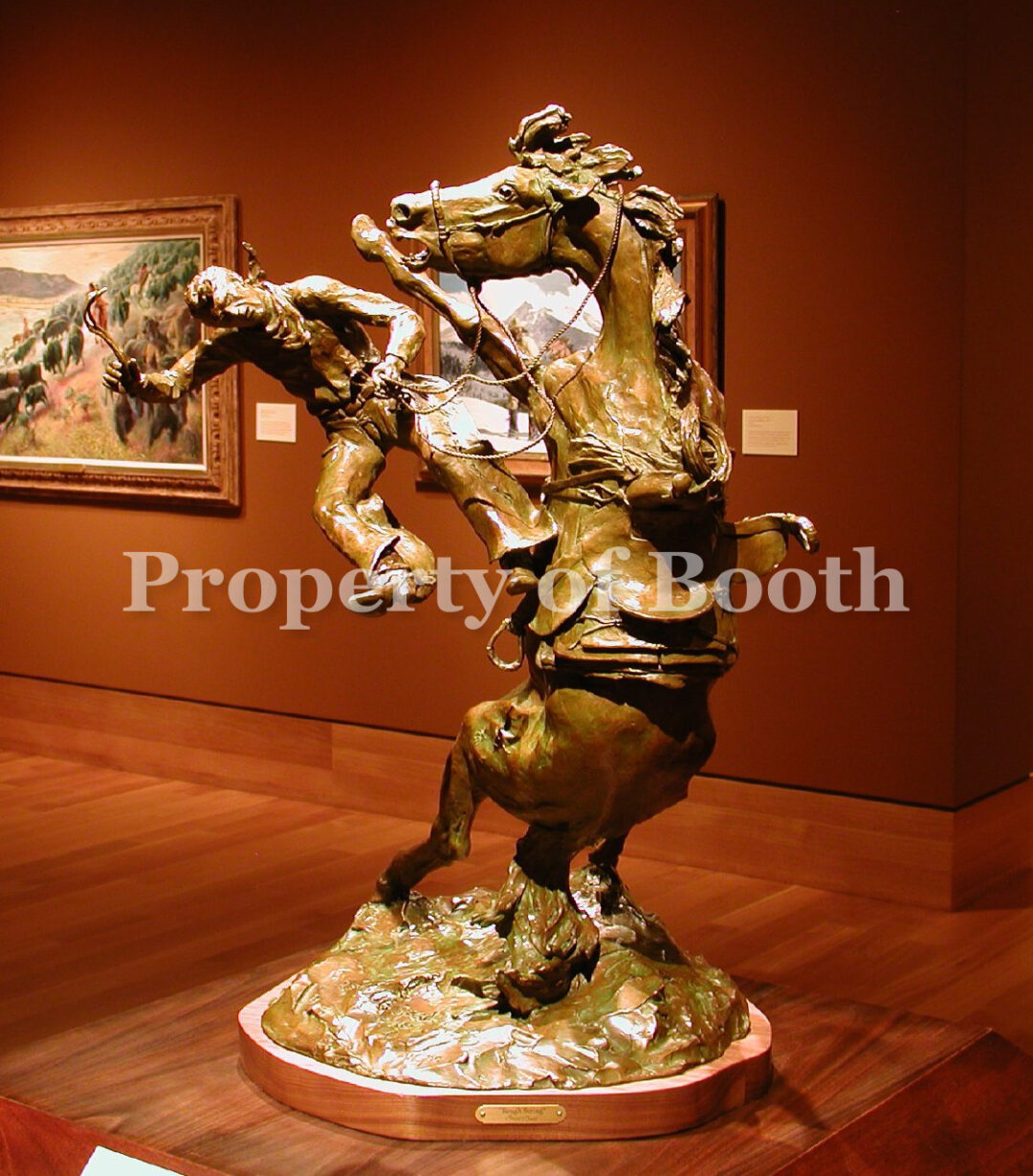 © Ulysses Grant Speed, The Rough String, n.d., bronze, 34.25 x 25 x 18″