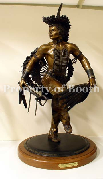 © Steve Streadbeck, Sioux War Dancer, 1984, bronze, 30.5 x 17 x 17″, Gift of Robin and Julia O'Brien