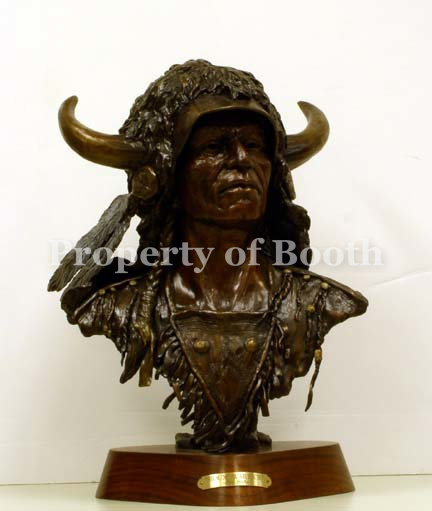 © Mari Bolen, Sioux Warrior, 1996, bronze, 0 x 0 x 0″, Gift of Gilbert and Enid Eiseman