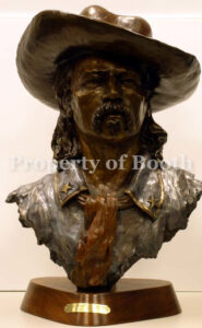 ©Bolen, Mari, George Armstrong Custer, 2001, bronze, 19 x 12 x 12″, Gift of Gilbert and Enid Eiseman