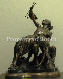 © Craig Bergsgaard, Memorare, Sand Creek, 1864, 2000, bronze, 24 x 21 x 21″, Donated by Larry Parr