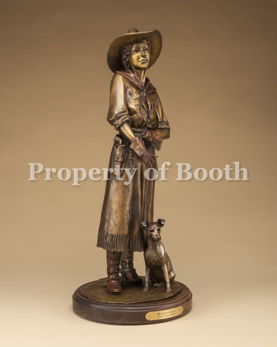 © Star York, Buffalo Gals, n.d., bronze, 25.5 x 11 x 11″, Gift of Robin and Julia O'Brien
