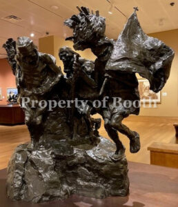 © George Carlson, Dancers of Norogachic, 1975, bronze, 27 x 29 x 23″, Gift of Mr. and Mrs. Jack K. Holland