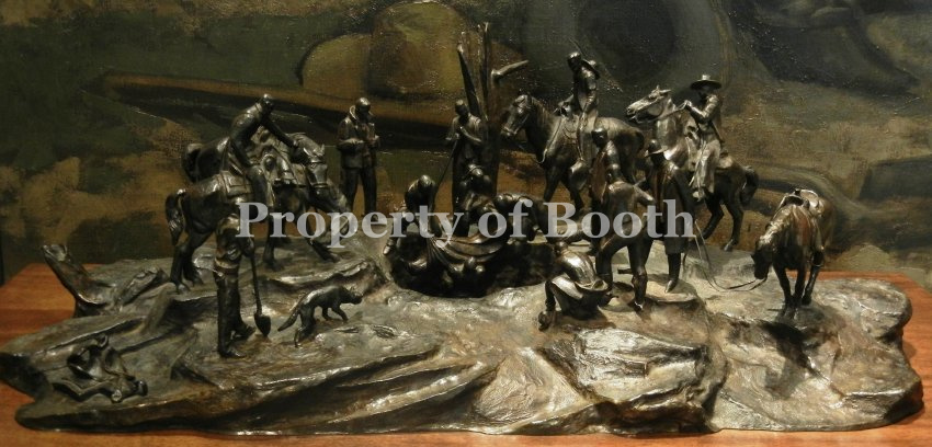 © Harry Jackson, The Range Burial, 1963, Bronze, 15.5 x 22 x 43.5″