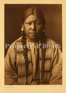 ©Edward Curtis, Cheyenne Girl, 1905, Photogravure, 18" x 22", PH2017.007.003, Gift of Sara and Paul Steinfeld