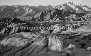 © Jay Dusard, Alabama Hills and Sierra Nevada, California (20"), 2003, Pigment Print, 12.5" x 20", PH2018.005.010, The Jay Dusard Collection at the Booth Western Art Museum