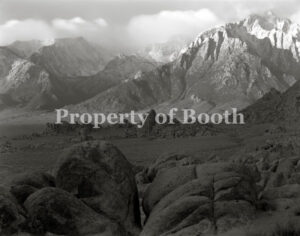 © Jay Dusard, Early Morning, Alabama Hills and Sierra Nevada, California, 2010, Pigment Print, 38.5" x 57.625", PH2018.005.011, The Jay Dusard Collection at the Booth Western Art Museum