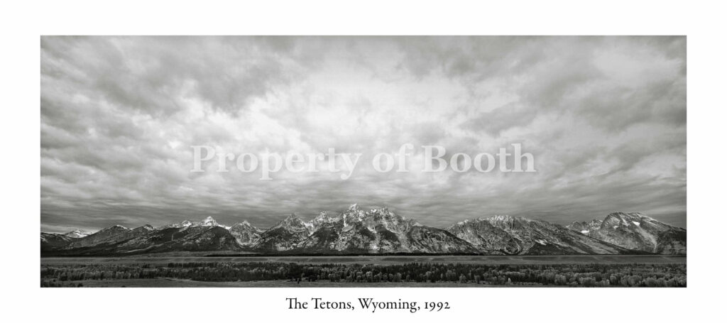 © Jay Dusard, The Tetons, Wyoming, 1992, Pigment Print, 33.75" x 86.5", PH2018.005.022, The Jay Dusard Collection at the Booth Western Art Museum
