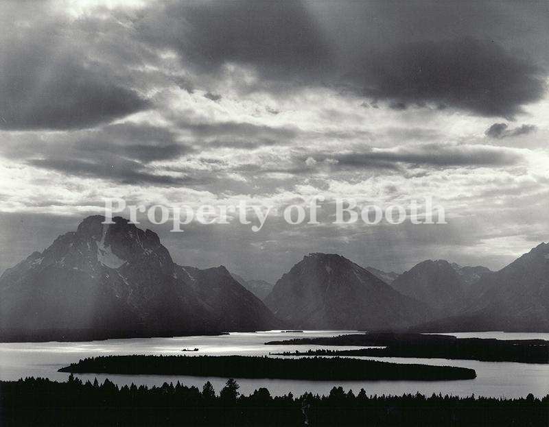 © Bob Kolbrener, Teton Range, WY, 1976, Silver Gelatin Print , 19.4375" x 19.4375", PH2019.002.003, Museum Purchase