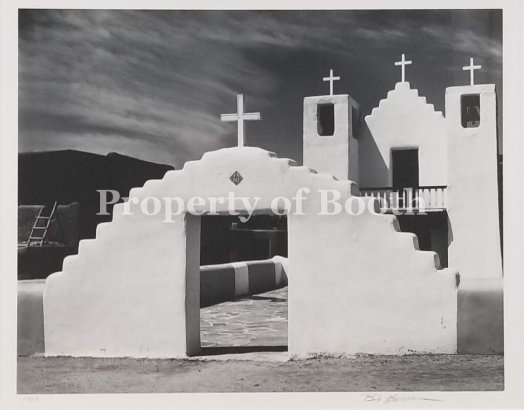 © Bob Kolbrener, Taos Pueblo, NM, 1969, Silver Gelatin Print , 15.125" x 19.33", PH2019.002.006, Museum Purchase