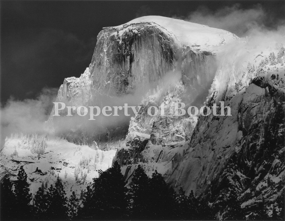 © Bob Kolbrener, Portrait of Half Dome, Yosemite National Park, CA, 2006, Silver Gelatin Print , 30" x 24", PH2019.006.003, Museum Purchase