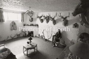 © Barbara Van Cleve, Her Father's Trophy Room, 1983, Silver Gelatin Print , 16" x 20", PH2019.010.001, Gift of Andrew Smith/Claire Lozier Tuscon
