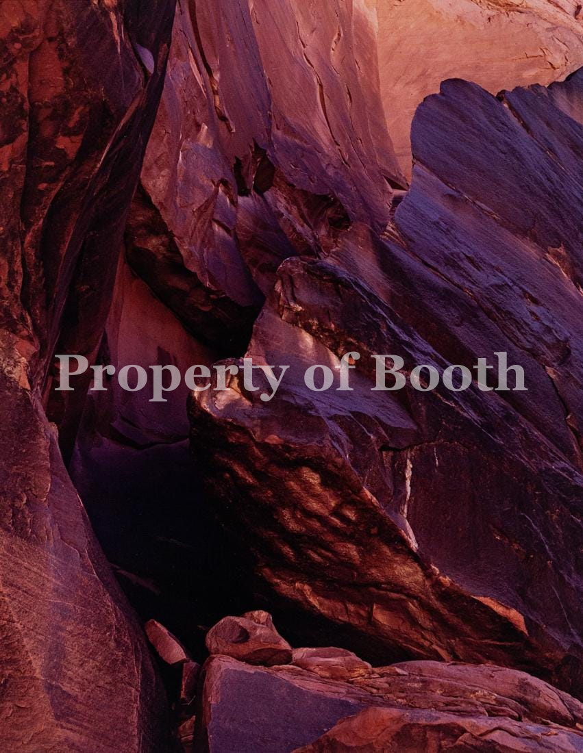 © Eliot Porter, Cliff, Moonlight Creek, San Juan River, Utah, 1962, Dye Transfer Print, 16" x 12.3", PH2020.006.001, Museum Purchase