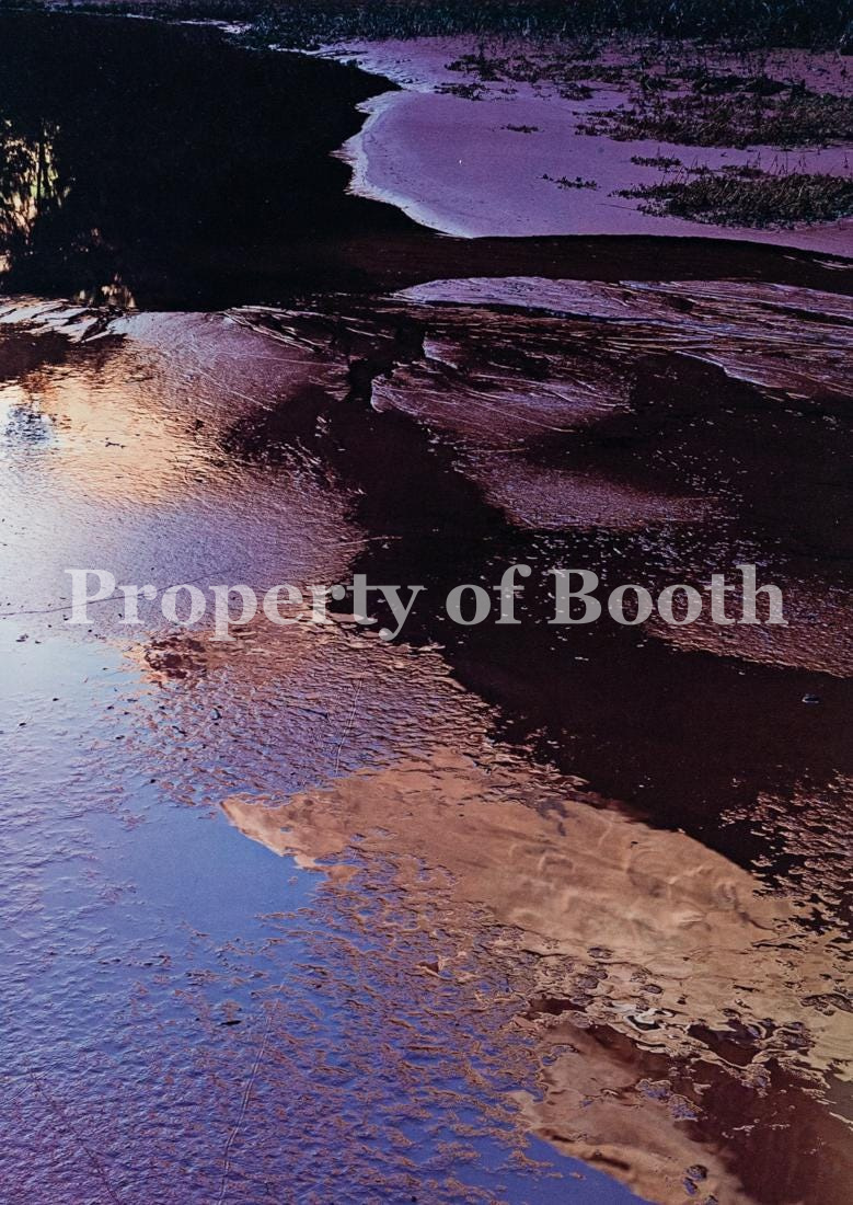 © Eliot Porter, Reflections in Pool, Indian Creek, Escalante River, 1965, Dye Transfer Print, 16" x 11.38", PH2020.006.003, Museum Purchase