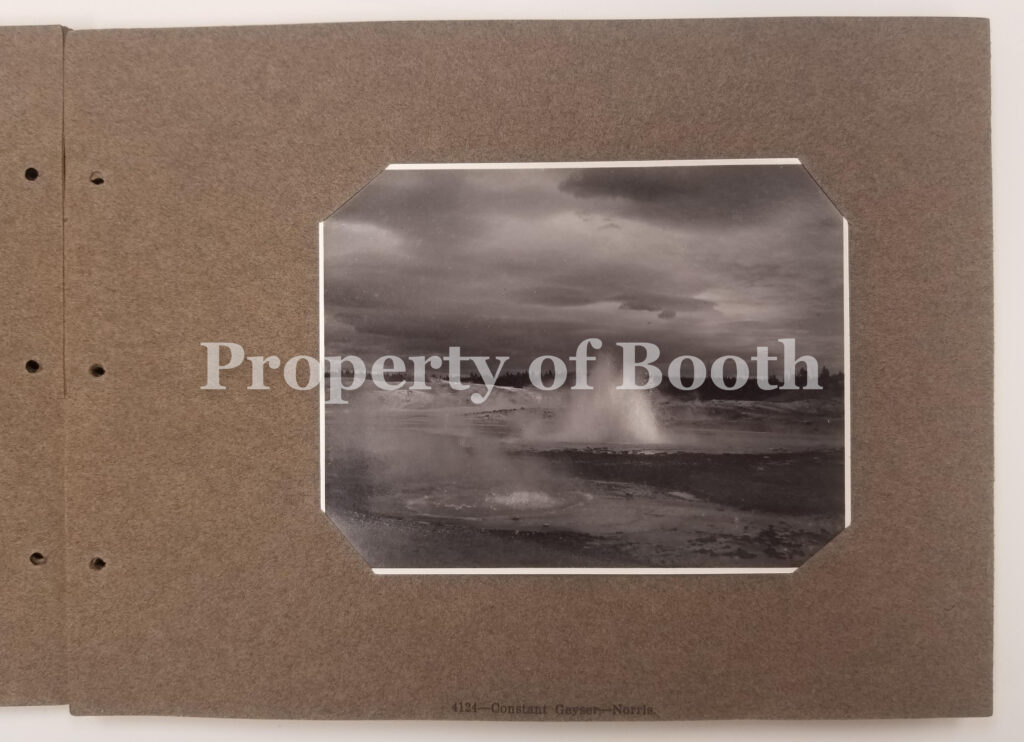 © Frank Jay Haynes, 4124 - Constant Geyser-Norris, 1883, Silver Print, 3.5" x 4.5", PH2020.006.005a.011, Museum Purchase