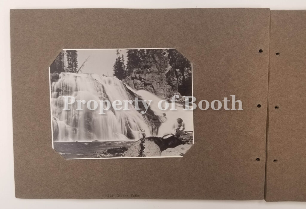 © Frank Jay Haynes, 4128 - Gibbon Falls, 1883, Silver Print, 3.5" x 4.5", PH2020.006.005a.012, Museum Purchase