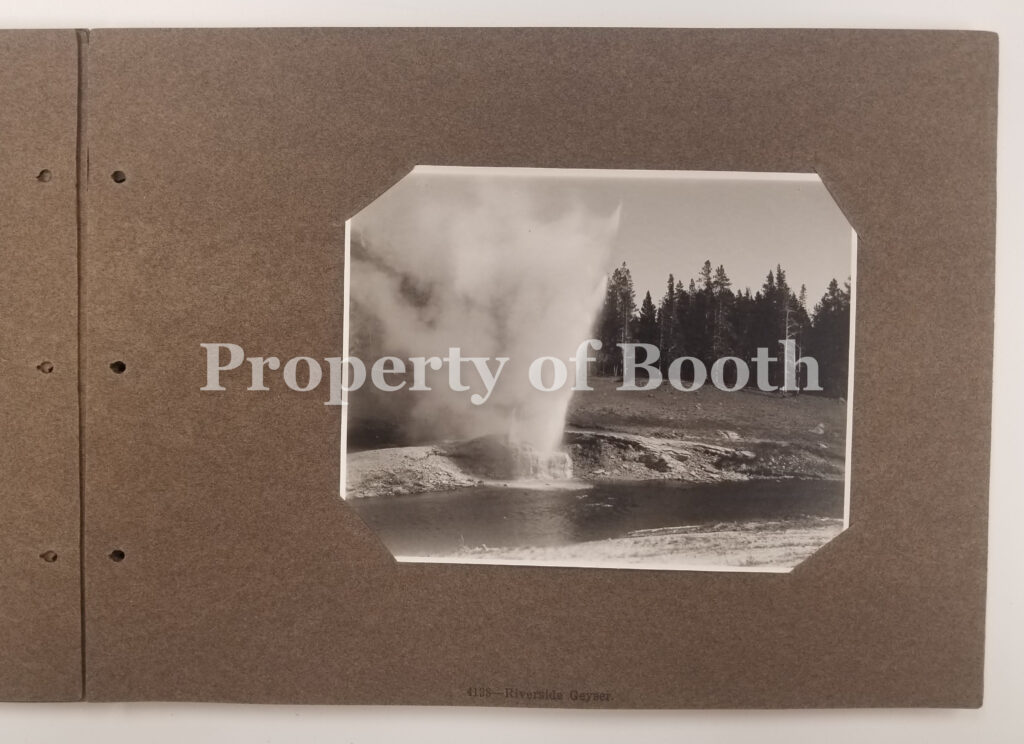 © Frank Jay Haynes, 4138 - Riverside Geyser, 1883, Silver Print, 3.5" x 4.5", PH2020.006.005a.019, Museum Purchase