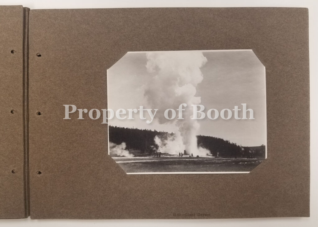 © Frank Jay Haynes, 4140 - Giant Geyser, 1883, Silver Print, 3.5" x 4.5", PH2020.006.005a.021, Museum Purchase