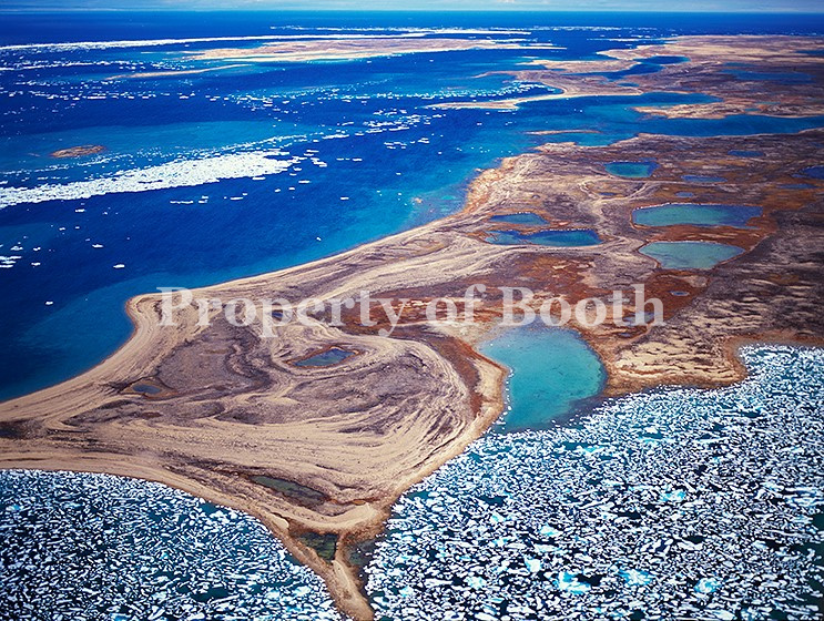 © Robert Glenn Ketchum, Rebound Islands & Sea Ice, James Ross Strait, 1994, Ilfochrome print, 26" x 28", PH2020.013.007, Gift of Robert Glenn Ketchum