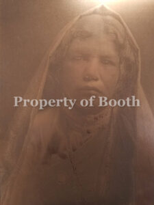 © Edward Curtis, Kwaa-Povi (Bead Flower) - Blood, 1905, Copper-alloy plate, 9" x 6.5", PH2021.017.003, Museum Purchase