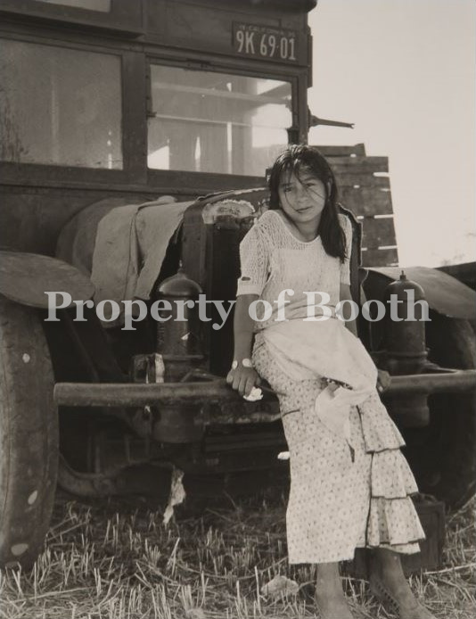 © Dorothea Lange, Portrait of a Migratory Worker, 1935, Silver Gelatin Print, 9.5" x 7", Museum Purchase