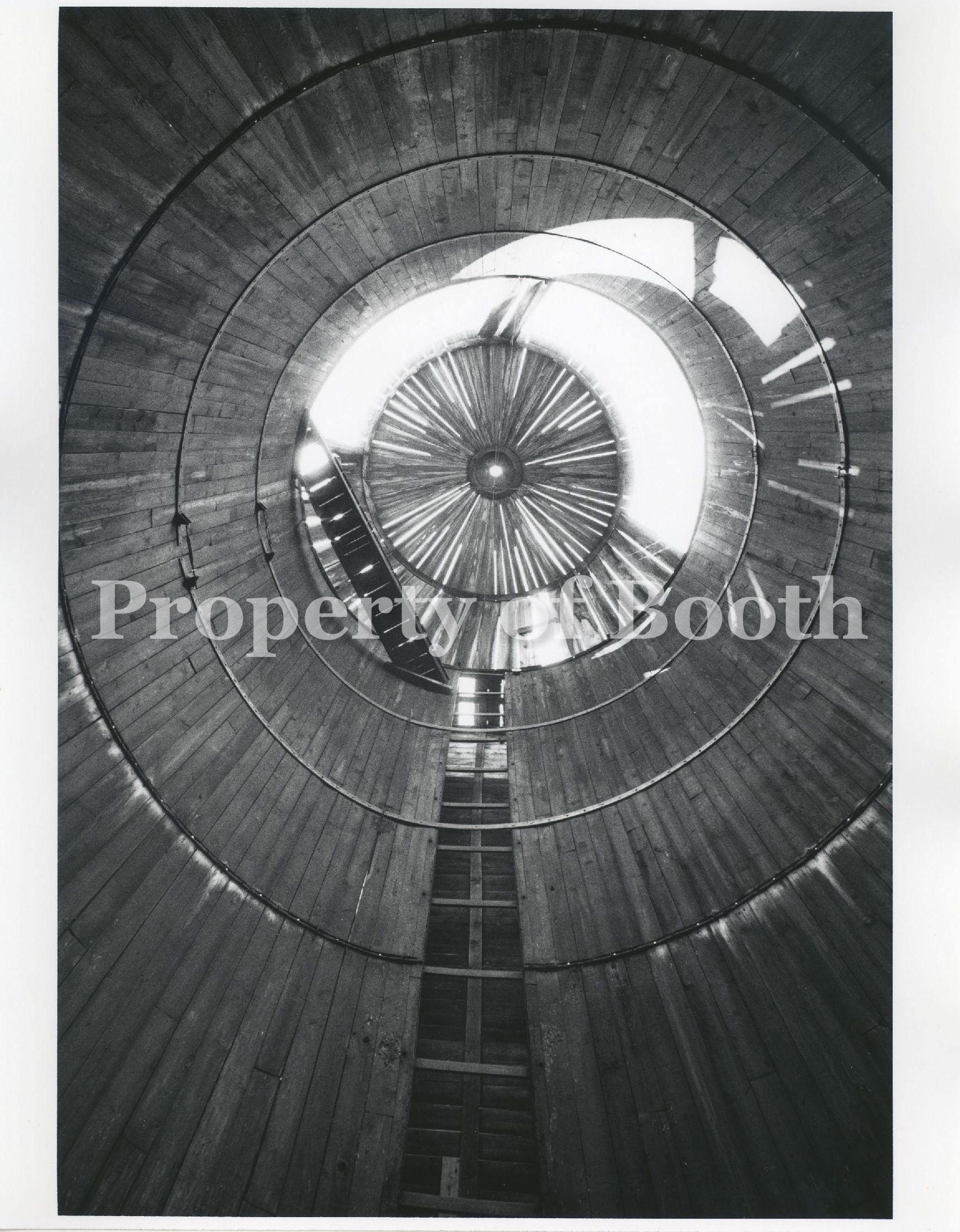©  Richard S. Buswell, Silo, 1996, Silver Gelatin Print, 20" x 16", Gift of the Artist