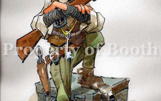 © Jack Davis, Try an' Take it!, n.d., watercolor and ink on paper, 17 x 11", Gift of the Artist