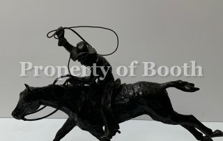 © Harry Jackson, Ropin', 1959, bronze, 14.5 x 17.5 x 5.5″, The Frank Harding Collection