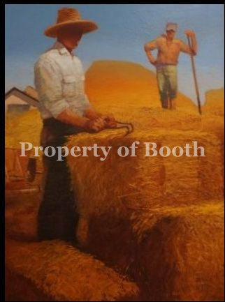 © Gary Ernest Smith, Straw Balers, n.d., oil on canvas, 49" x 39", Gift of Mrs. Shirley Holland, dba Wilsher Art