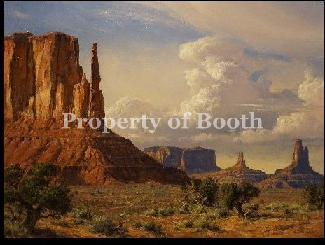 © Robert Peters, The American Southwest, n.d., oil on board, 41" x 50", The Barbara H. and Robert P. Hunter, Jr. Legacy Collection
