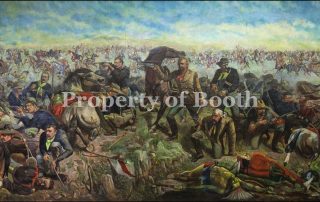 © John Mulvany, Custer's Last Rally, n.d., oil on canvas, 130 x 239", Gift of the Briner Family