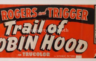 1950, Trail of Robin Hood, 82 x 24"