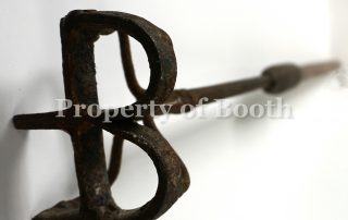 Branding iron, 37 x 4 x 3.5"