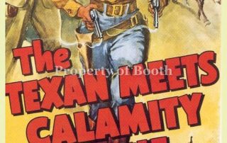 1950, The Texan meets Calamity Jane, 42.37 x 27.75"