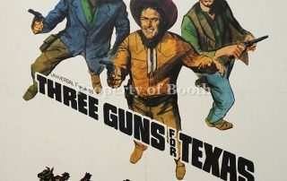 1968, Three Guns For Texas, 43.75 x 28.37"