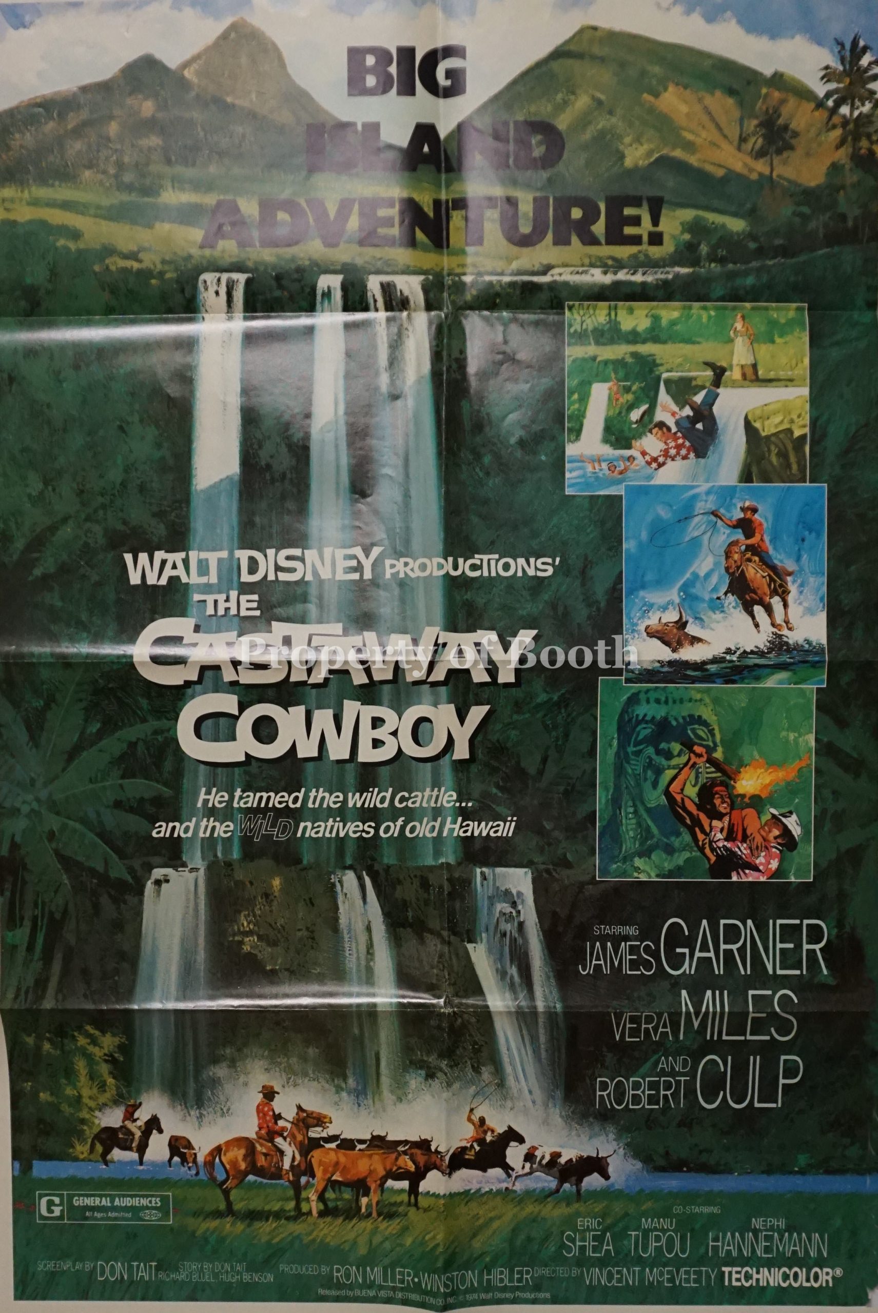 1974, The Castaway Cowboy, 41 x 27"