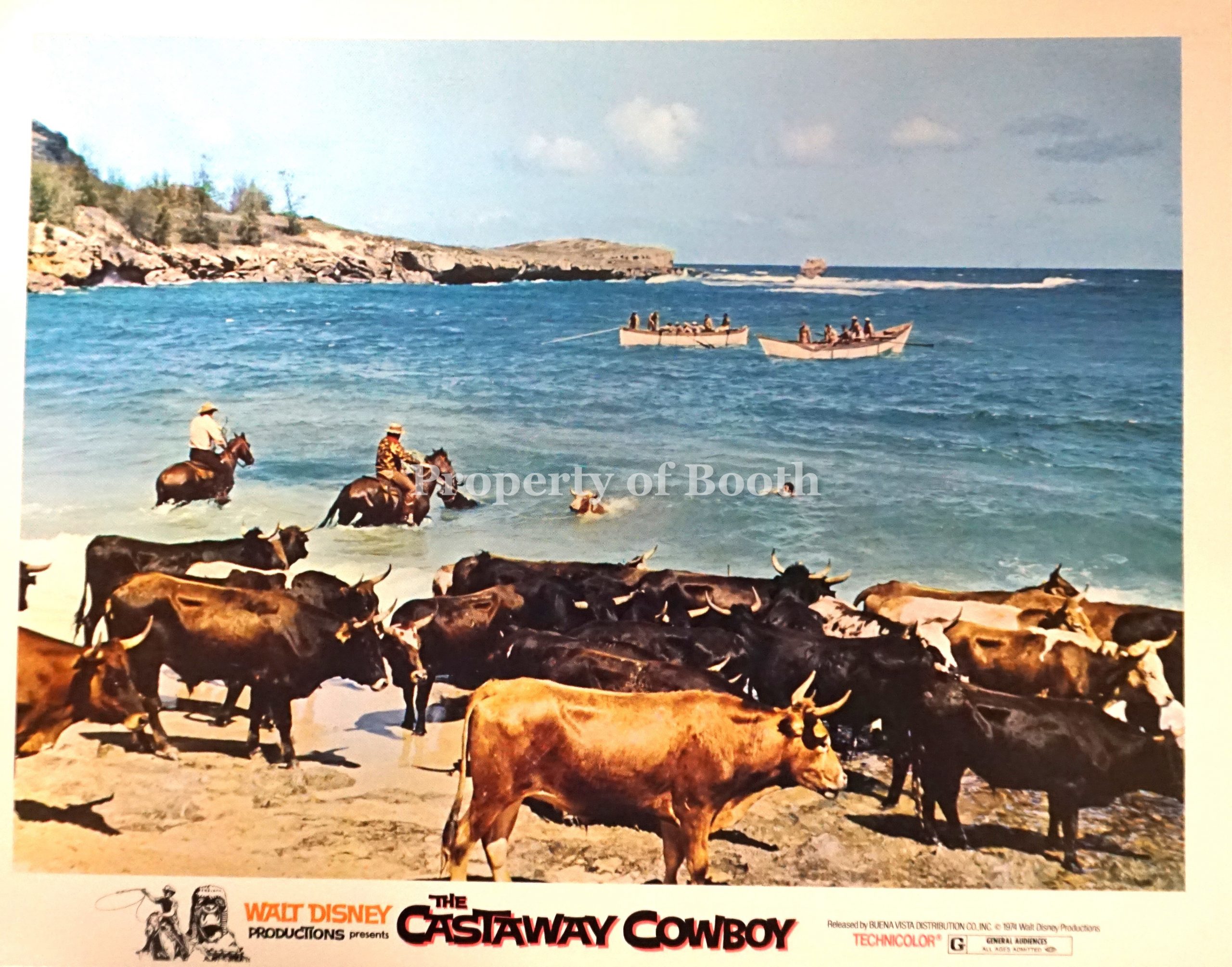 1974, The Castaway Cowboy, 11 x 14"