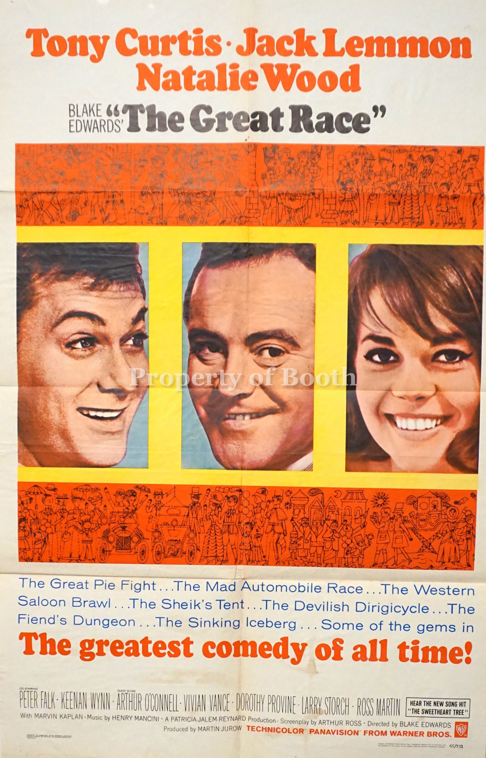 1965, The Great Race, 41 x 26.75"