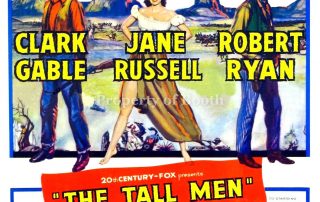 1955, The Tall Men, 77 x 39"