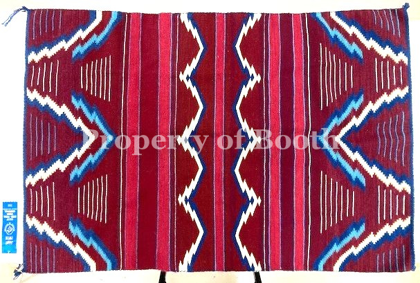 Woven rug, Diné (Navajo), Florence Larry, maker, c. 2006, 53 x 35", The Barbara H. & Robert P. Hunter, Jr. Legacy Collection