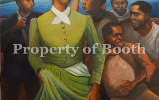 © R. Gregory Christie, Harriet Tubman at the Combahee Ferry River Raid, 2023, oil on board, 24 x 30", Gift of the Artist