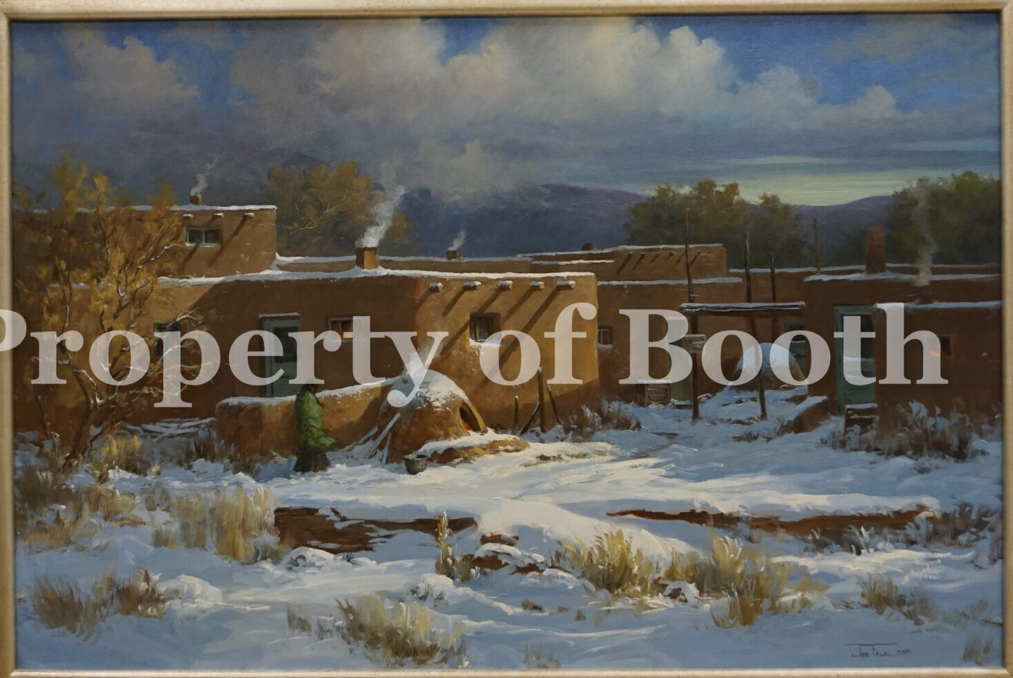© Joni Falk, Winter Serenity, n.d., oil on canvas, 23.5 x 35.5", Gift of Levon Thomas