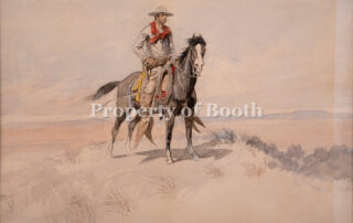 Charlie Russell, Montana Cowboy, c. 1894, watercolor on paper, 14.5 x 21", Gift of Mr. and Mrs. William T. White