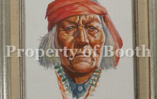 © David Humphreys Miller, Hopi Man, 20th century, oil on canvas, 10 x 8", Duffy & Tina Oyster Foundation