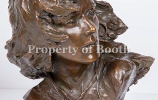 © Grant Speed, A Narrow Escape From the Hostiles, 1980, bronze, 13.5 x 11.5 x 10", Gift of Mr. and Mrs. William Harris