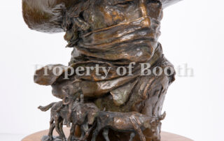 © Grant Speed, In a Howling Dust Storm, 1992, bronze, 15 x 11 x 11.5", Gift of Mr. and Mrs. William Harris