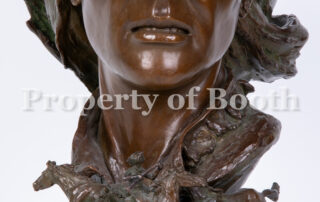 © Grant Speed, The Lone Defender, 1999, bronze, 16 x 9.5 x 12.5", Gift of Mr. and Mrs. William Harris